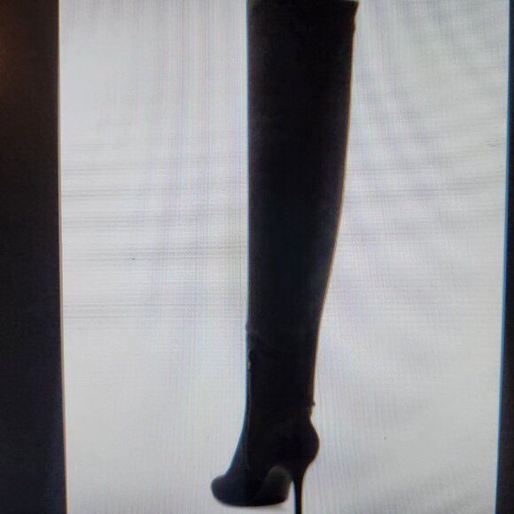 Jessica Simpson Black "Abrine" Microsuede Over the knee boots. NIB. Size 7 - Picture 4 of 10